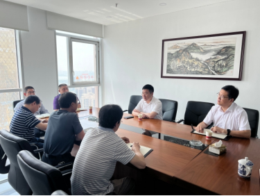 武汉体育学院党委书记陈继平来司考察
