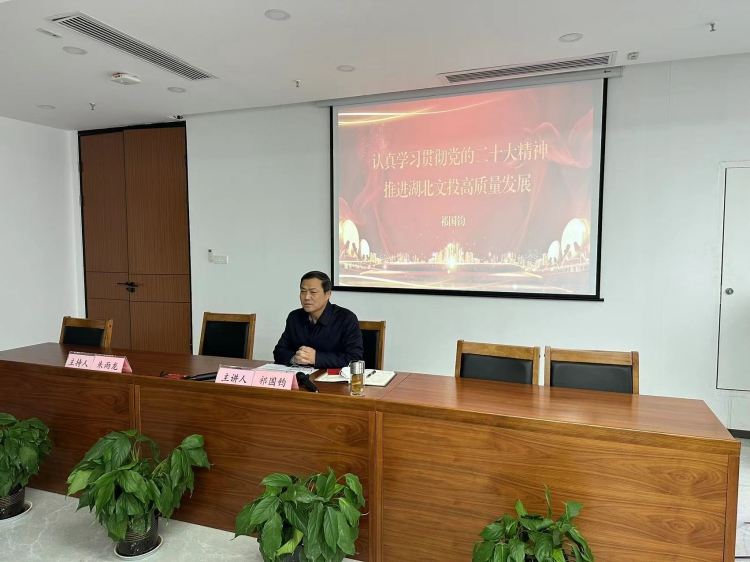 湖北文投学习贯彻党的二十大精神第一期专题学习班顺利举行